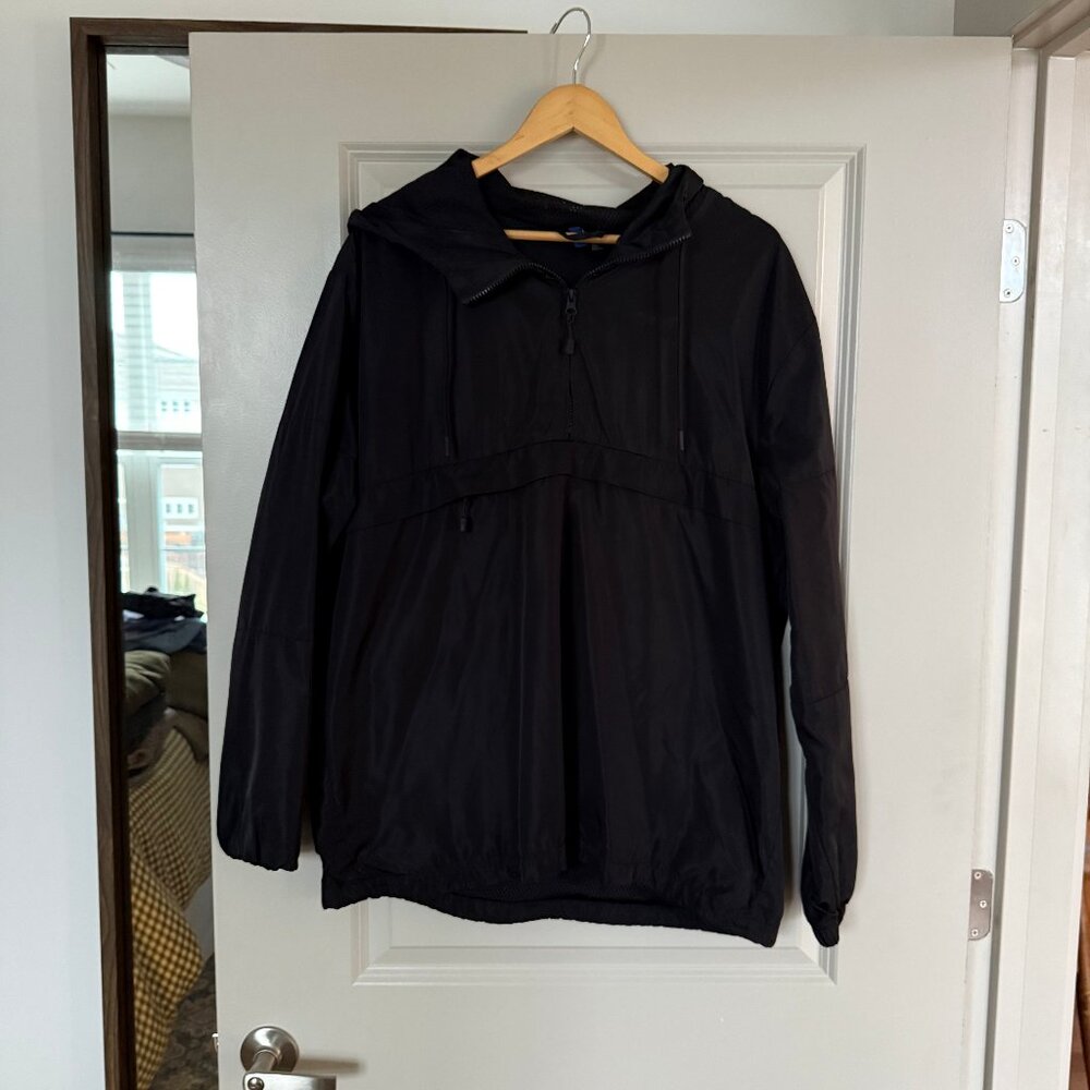 H&M Black Windbreaker Jacket - Size L
